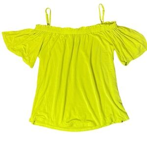 B6- off the shoulder New NWT Medium Naked Zebra Top Blouse